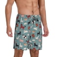 thumbnail image 2 of Fotbe Farm Animals 1 Pantalones Cortos de Pijama para Hombre, Ropa de Dormir, Pantalones de Pijama Cortos para Hombre-4X-Large, 2 of 6