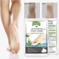 thumbnail image 5 of Mascarilla Exfoliante para Pies - 3 piezas - mascarilla exfoliante profunda para hombres y mujeres para talones agrietados (3 piezas de Aloe Vera)., 5 of 5