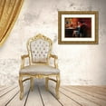 thumbnail image 3 of Haenraets, Willem 32x25 Gold Ornate Wood Framed with Double Matting Museum Art Print Titled - Evening in the Bar II, 3 of 4