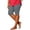 Gray, variant on Women's Plus Size Swim Shorts,Scallop Hem Knee-Length Swim Capris