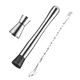 thumbnail image 1 of Kit De Muddler De Acero Inoxidable Con Jigger Cuchara P/ Bar 3 pz, 1 of 6