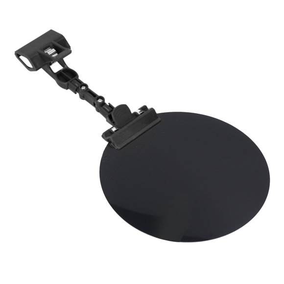 Welding Blackout Panel, 18cm Round Safety Welding Curtains with Clip, Adjustable Black Welding Screen for Welders to Protecting the Face From Sparks and Debris