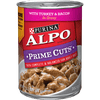 Purina ALPO Gravy Wet Dog Food, Prime Cuts With Turkey & Bacon, 13.2 oz. Can