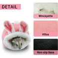 thumbnail image 4 of UDIYO Hamster Warm Bed, Cozy Guinea Pig  Cave House, Cute Small Animals Sleeping Nest for Dwarf Hamsters, Mini Hedgehogs and Small Pets Cage Accessories, 4 of 5