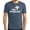 Navy Frost, variant on Mens Revolutionary Triblend T-shirt, Extra-Small Navy Frost