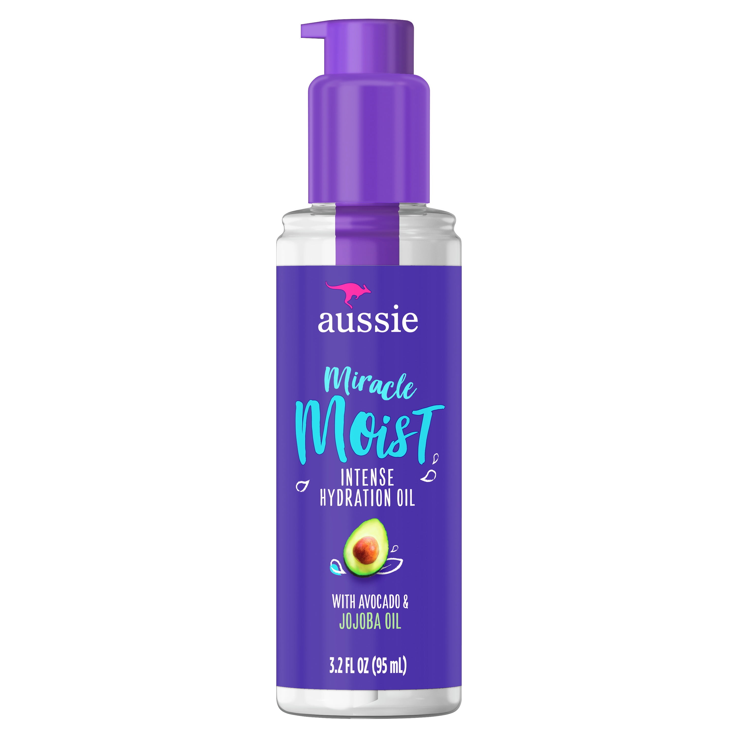 Aussie Miracle Moist Intense Hydration Oil with Jojoba Oil, 3.2 fl oz