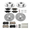 thumbnail image 3 of PowerStop Front and Rear Z23 Evolution Sport Carbon-Fiber Ceramic Brake Pad and Drilled & Slotted Rotor Kit Fits: CHEVROLET Select Models K5533, 3 of 10