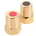 thumbnail image 5 of KAKOWELY Thread Female Brass Battery Terminal Post Adapter Universal Battery Terminal Connector For Car And Truck Battery Charging Posts 8mm1.02"X1.02"X0.75", 5 of 5