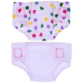 thumbnail image 1 of 2 pañales de tela para muñecas, ropa interior ajustable para muñecas de bebé, pañales de entrenamiento reutilizables., 1 of 8