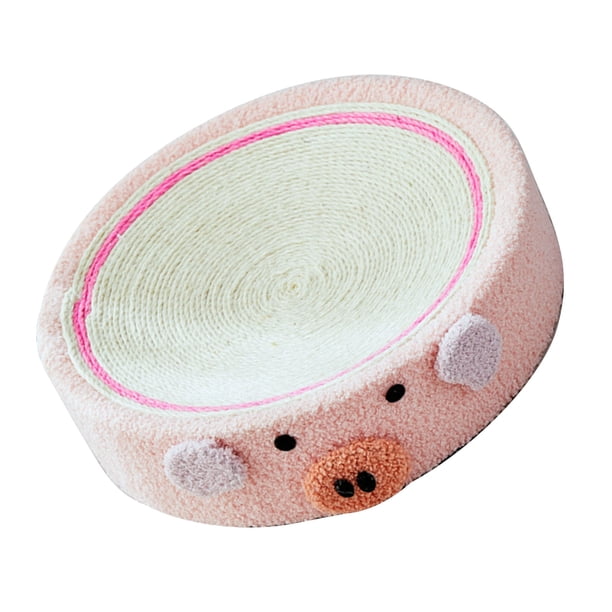 Cama rascadora para gatos, cama de salón rascadora para gatos con forma redonda de Sisal para afilar garras, muebles de protección para cerdos
