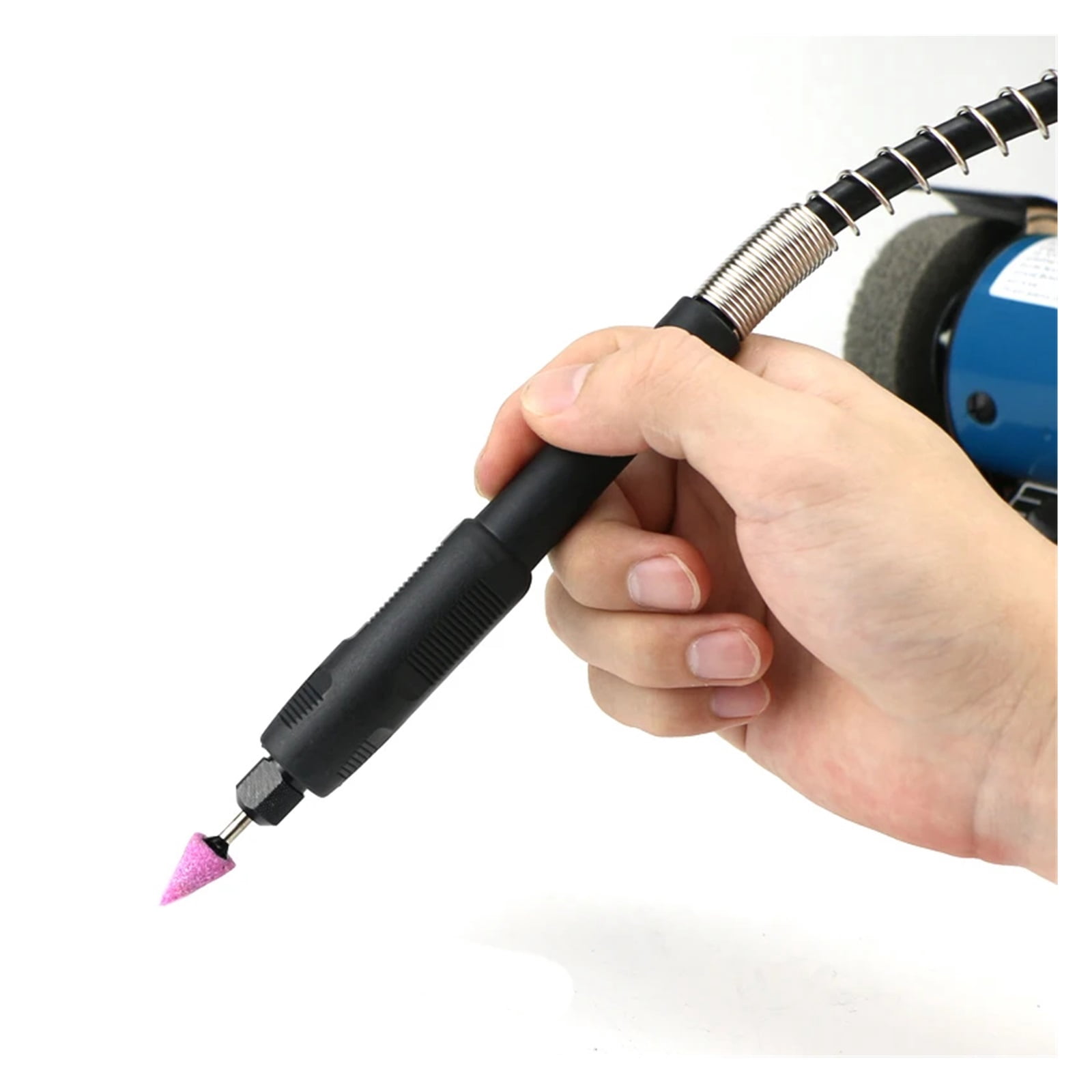 150W Mini Bench Grinder Multi-Purpose Polisher Adjustable Speed Adjustable Speed Sander Polisher For Jade Jewelry ,Easy to Use