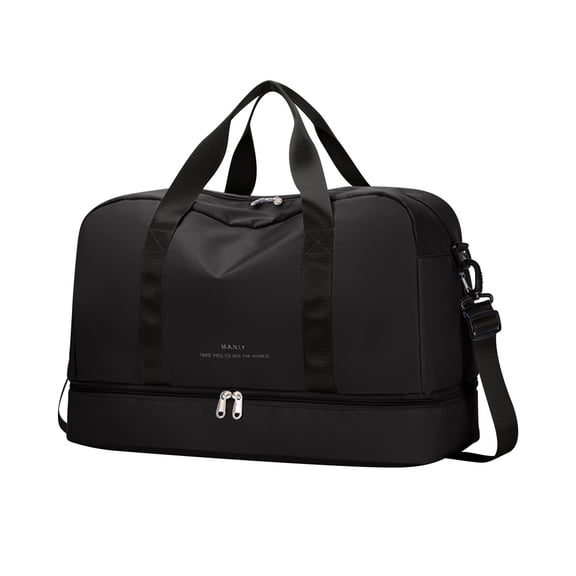 Yonrjhukm Wet and Dry Separation Travel Bag, Large Capacity Sports Duffle Bag for Gym, Weekend Getaways, Fitness, and Outdoor Activities, Portable Travel Tote for Men and Women