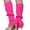 Hot Pink, variant on EQWLJWE 1Pair Fashion Ladies And Girls Fashion Leg Warmers Fit For Sport Socks Holiday Clearance