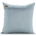 thumbnail image 4 of Cushion Cover Custom, Light Blue Pillow Shams, Lattice Trellis Embroidered French Toile Pillow Shams, 24x24 inch (60x60 cm) Pillow Shams, Square Silk Pillow Sham - French Nautical, 4 of 4