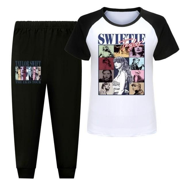 Ensemble à Manches Courtes Swiftle, Col Rond, Coton, Haut Décontracté d'Été, Pantalons à Manches Courtes pour Hommes et Femmes Vinsniv