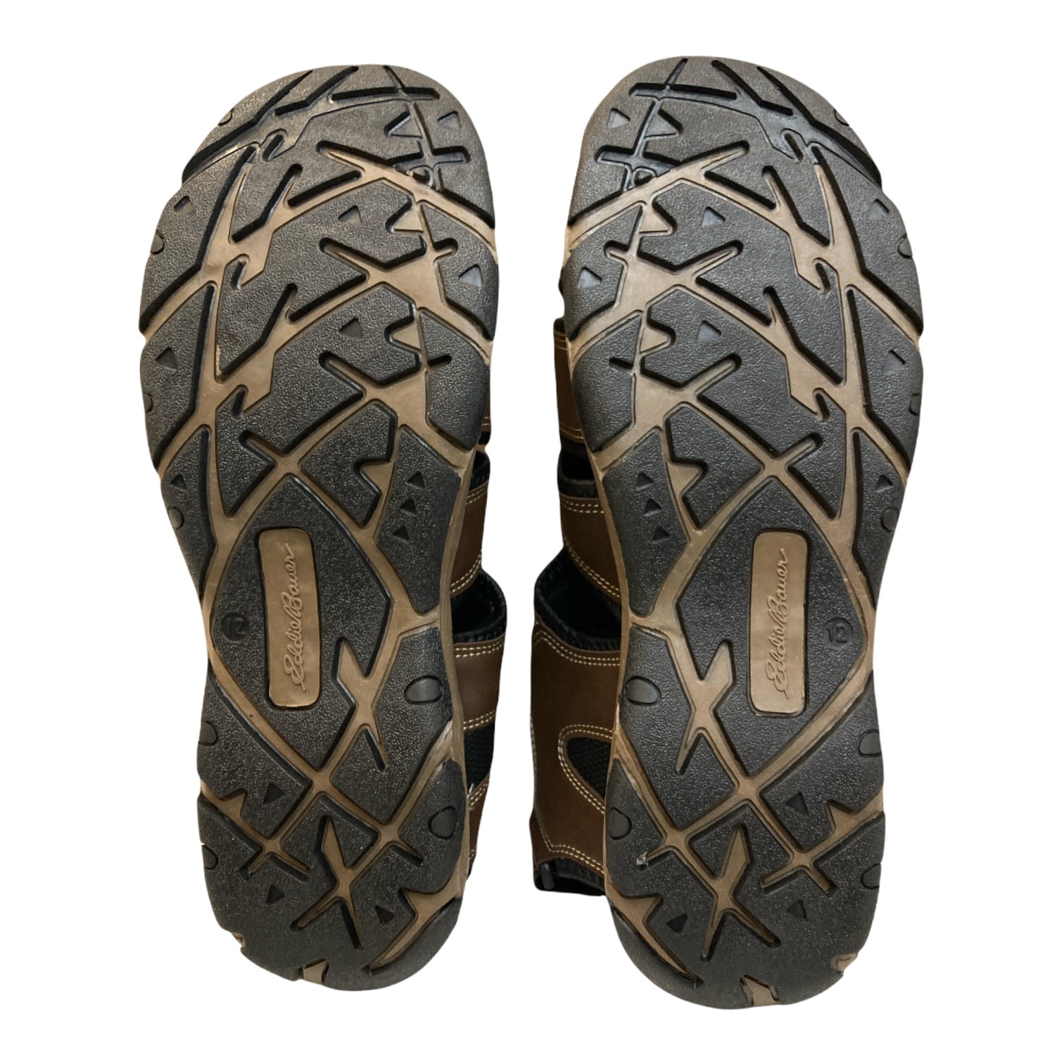 Eddie Bauer Meridian brown bump toe sandal drawstring flexible outsole 10 NEW… Eddie Bauer Meridian Fisherman Sandals Mens Size 10M Bump  main image 3
