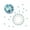 Aquamarine, variant on blinger® Crystal Women Refill Pack | 75 Hair Safe Glass Crystals for Everyday Glam | Crystal AB 5 mm | Gem Stamper Not Included