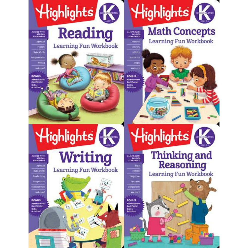 Highlights Learning Fun Workbooks Highlights Kindergarten Learning