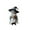 🍒 B_Hot#2380, variant on WitchSeries Acrylic Keychain Pendant - Cute Witch Hat Design, Lightweight Sturdy Charm, Versatile Backpack Purse Decoration, Collectible Gift Ornament