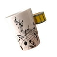 thumbnail image 2 of Ceramic Cup Coffee Mug Instrument Mug Cup Musical Note Creative Gift Yellow Drum, 2 of 9