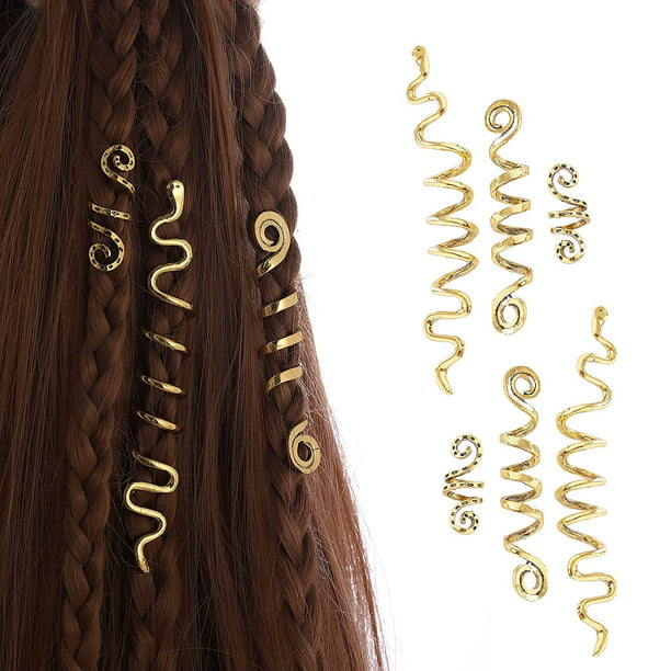 6 Pcs Hair Accessories Loc Hair Jewelry for Women Braids, Dreadlock  Accessories Metal Hair Clips Decoration(Multiple Styles)-style 1 -  Walmart.com