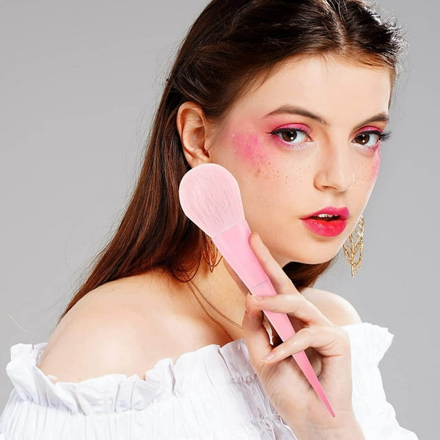 JUEGO DE CEPILLO DE MAQUILLEJE, tubo de aluminio espeso de maquillaje para citas