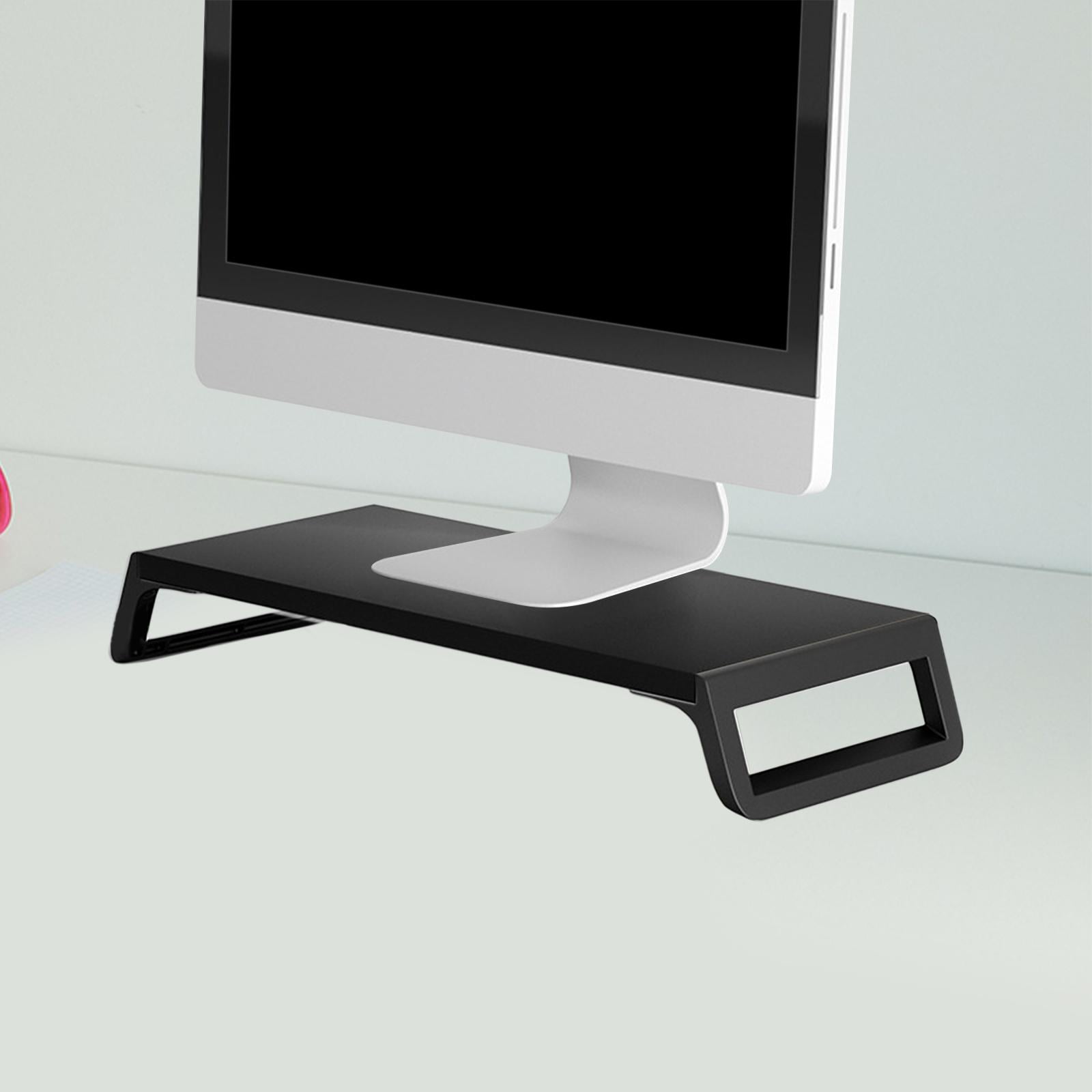 Wzmzjy Computer Monitor Riser, Monitor Stand Desk for Printer Monitor Desktop Shelf for black
