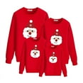 Esho Christmas Family Matching Hoodie Sweashirts Xmas Ugly Sweaters