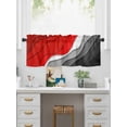 thumbnail image 5 of Valances for Windows Abstract Beach Rod Pocket Cafe Window Treatments Valance Curtains for Kitchen Bathroom Laundry Basement Windows 56"x16", 5 of 9