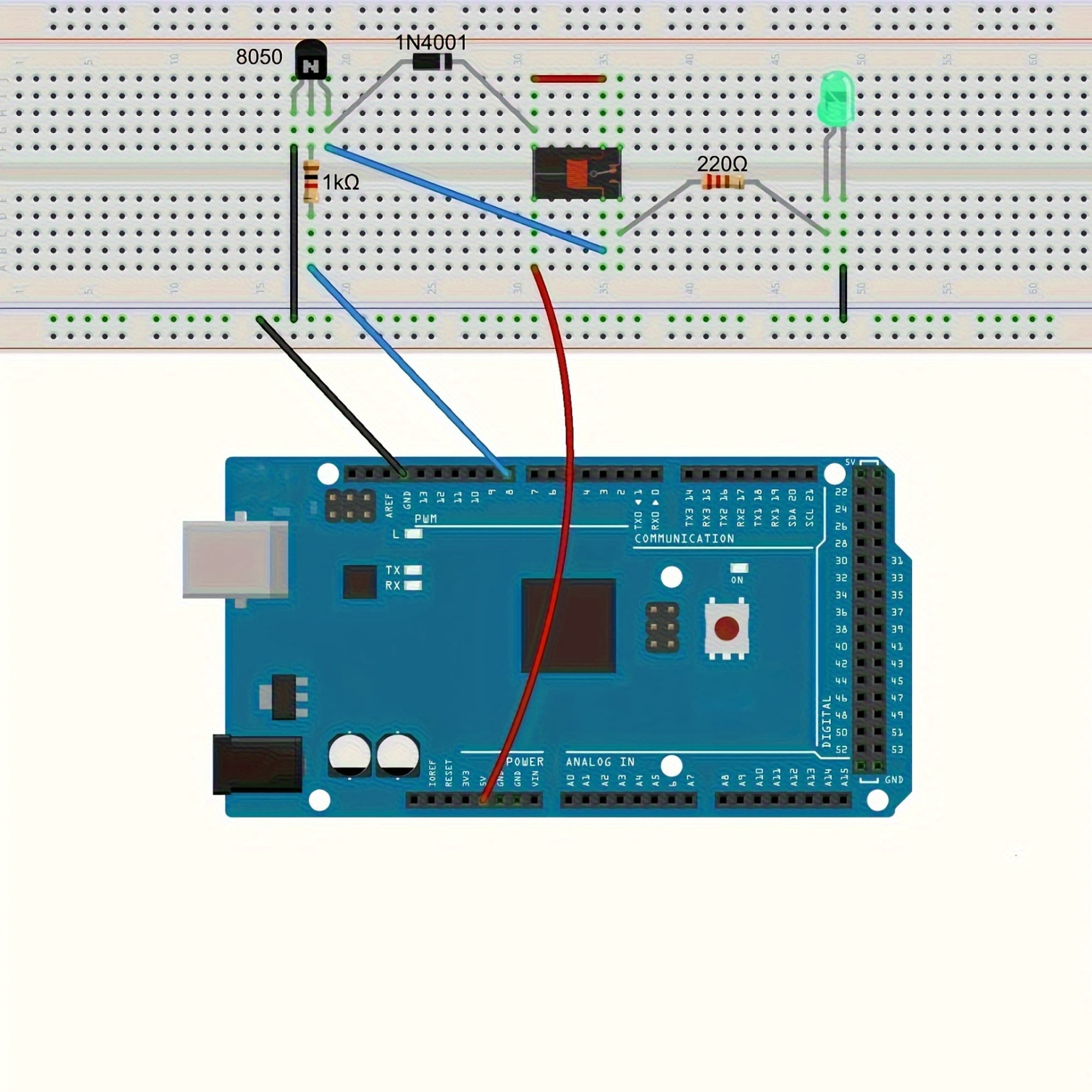 Full Starter Learning Kit for Arduino MEGA 2560, LCD1602 Display & Servo Motor Included