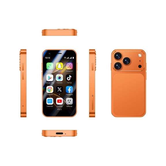 NANNEE A17 Mini Unlocked Smartphone, 3.0" HD Screen, Android 8.1, 2GB 16GB, 900mAh, Dual SIM Pocket Phone for Kids Students