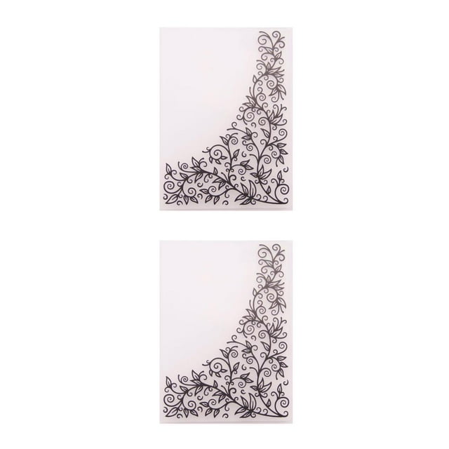 Wosthever Plantilla para álbum de recortes, plantilla para hogar, oficina, bricolaje, fabricación artesanal, álbum de fotos, decoración de uno 2Conjunto