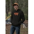 thumbnail image 2 of Old Glory Mens Bacon Pig Silhouette Long Sleeve Graphic Hoodie, 2 of 6