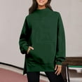 thumbnail image 2 of Womens Oversized Sweatshirts Turtleneck Pullover Long Sleeve Hoodies Tops Fall Fashion Outfits Clothes, 2 of 6