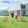 thumbnail image 3 of SONGMICS Porterías de fútbol plegables 2 piezas rápido montaje tamaño 120x80x60cm, 3 of 5