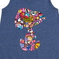 thumbnail image 3 of Peanuts - Snoopy Silhouette Pattern - Toddler and Youth Girls A-line Dress, 3 of 6