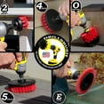 thumbnail image 3 of Fregadora Eléctrica Con Brocha Para Taladro De Useful Products - Limpiador De Acero Inoxidable - Cepillo De Limpieza - Juego De Brochas Para Taladro - Limpiador De Madera - Limpiador De Hormigón - Sum, 3 of 5