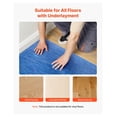 thumbnail image 6 of Floor Underlayment 400 sq ft, 3mm Laminate Padding with Vapor Barrier, Soundproof Wood Underlayment for Vinyl, Wood Floors (2 Rolls), 6 of 6