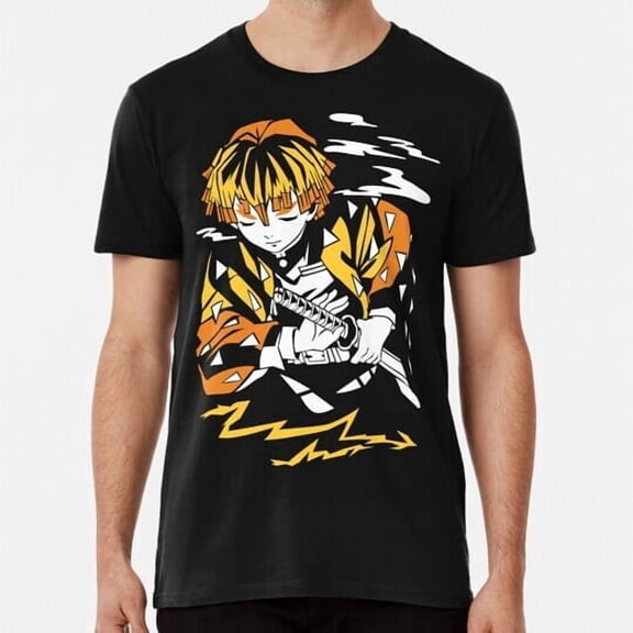Zenitsu Agatsuma Kimetsu No Yaiba S to 5XL Made in the USA T-Shirt