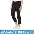 thumbnail image 2 of Kirkland Signature Women's Travel Pant, Black, 10, 2 of 3
