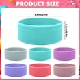 thumbnail image 2 of 1 Pc Silicone Non-Slip Bottle Sleeve, Reusable Heat Insulation Cup Cover, Flexible Silicone Bottle Grip Sleeve for Water Bottles, One Size, Multicolor, 2 of 8