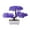 Purple, variant on Bolincty Small Fake Plants Mini Artificial Potted Plants, Artificial Bonsai with Pot for Table Desk Home Bathroom Office Decor