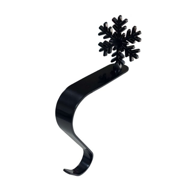 Gancho para calcetines de Navidad, soporte de metal antideslizante para colgar adornos y guirnaldas en la repisa.