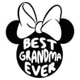 thumbnail image 2 of Men's Minnie Mouse Best Grandma Ever Ears Graphic T-Shirt, 2 of 5