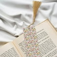 thumbnail image 6 of Kdxio Bunny Floral Print Metal Tassel Bookmarks,Perfect Gift for Art Lovers and Bookworms Metal Bookmarks for Women, 6 of 8