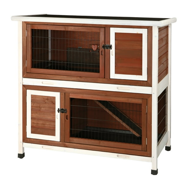 TRIXIE natura Rabbit Hutch 2Story Brown