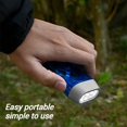 thumbnail image 2 of ENFOURCLASS Mini LED Hand Crank Flashlight for Camping and Hiking, 2 of 26