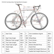 Eurobike XC550 Mens 700c Road Bike Commuter Bicycles