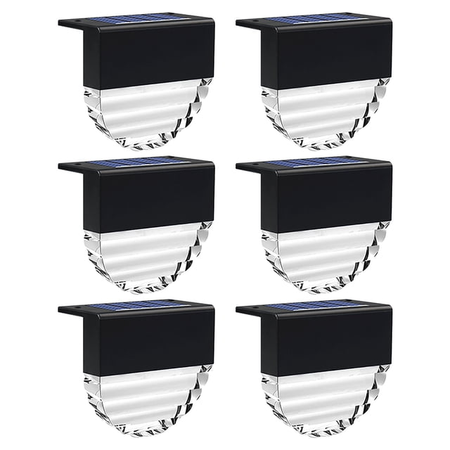 Luz de paso de jardín solar Iluminación exterior Barandilla de jardín Luz decorativa Wmkox8yii jkg6980