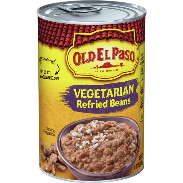 Old El Paso Vegetarian Refried Beans, 16 oz